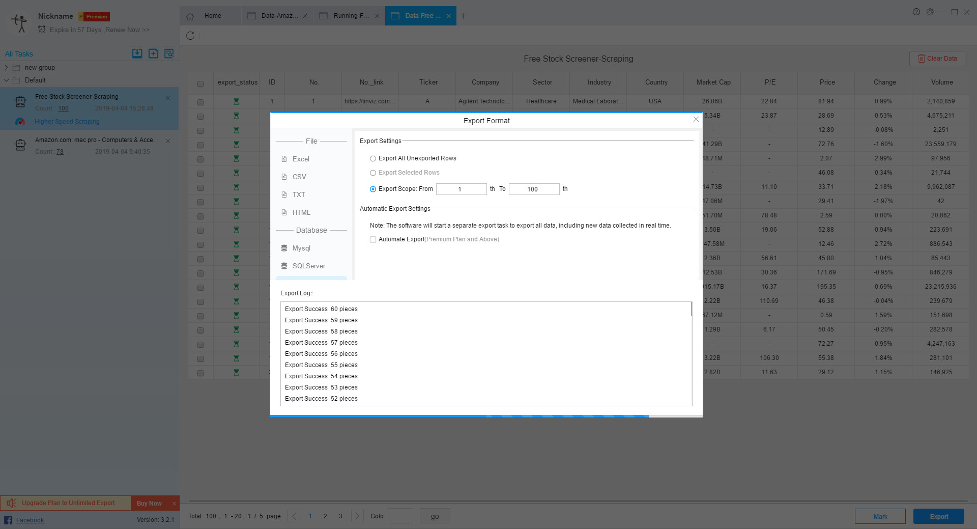 Resources - Data Export - How to export data to PostgreSQL - ScrapeStorm