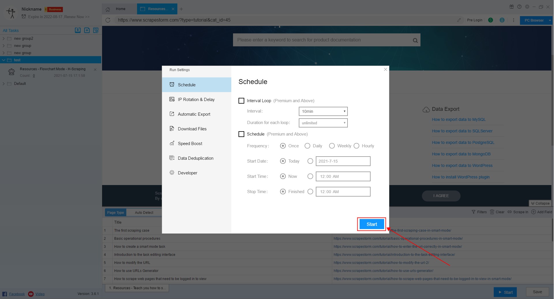 Resources - Flowchart Mode - Introduction to task running interface ...